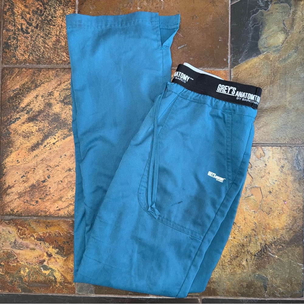 Grey's Anatomy Active Blue Scrub Pants‎ Size XS